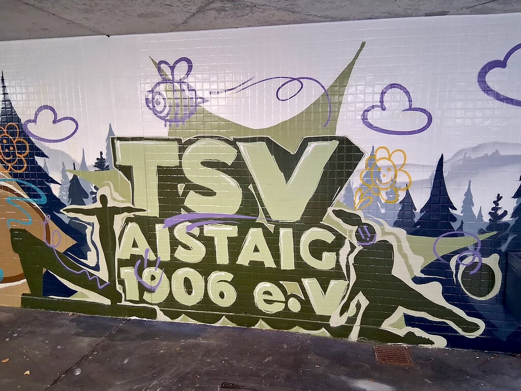 In der Unterführung Aistaig verewigt